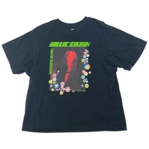 Uniqlo x Takashi Murakami Billie Eilish Black T-Shirt Large